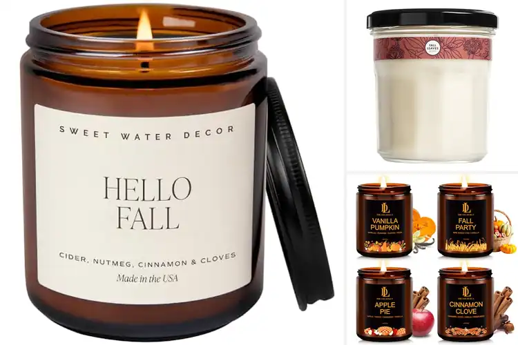 Detailed view of 10 Best Non-Toxic Soy Candles For Fall: 50+ Hour Burn Time