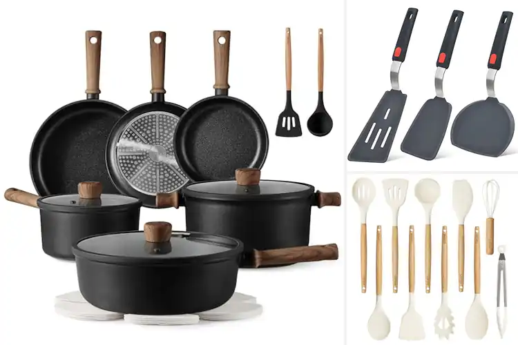 Detailed view of 10 Best Nonstick Cookware Utensils for Effortless Cooking