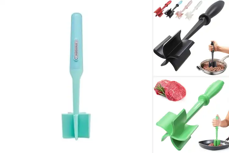 Detailed view of 10 Best Nonstick Safe Meat Mashers for Perfect Meat Crumbles