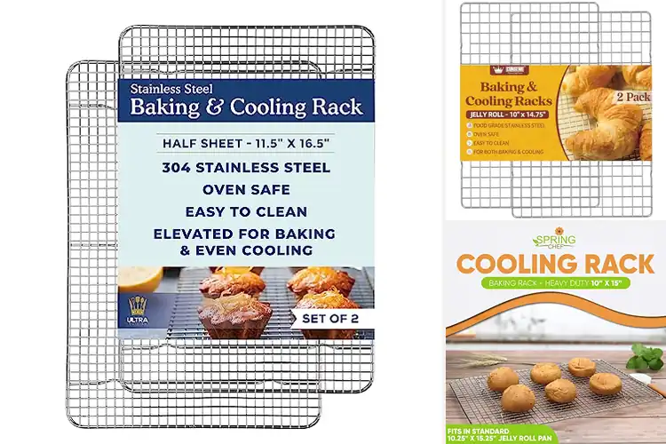 Detailed view of 10 Best Oven Safe Cooling Rack 575 Degrees