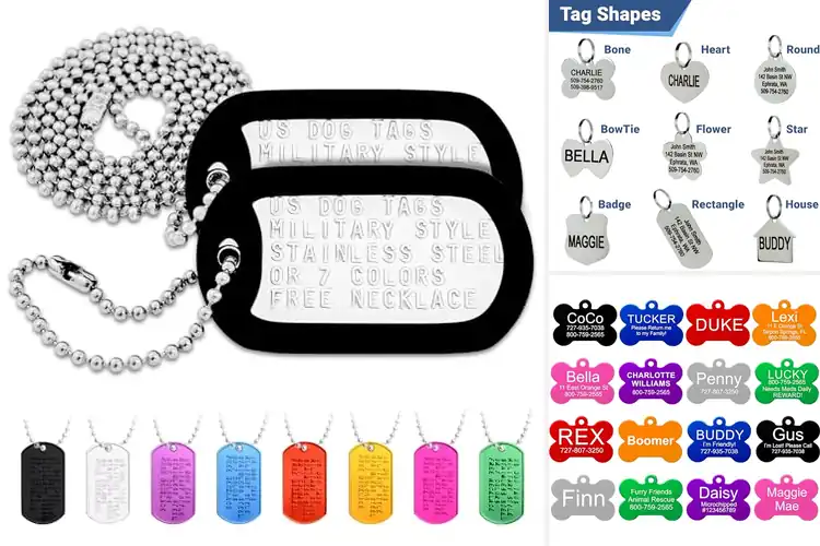 Detailed view of 10 Best Personalized ID Tags: Keep Your Pet Safe & Secure