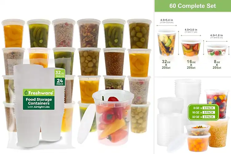 Detailed view of 10 Best Plastic Deli Containers: Stay Fresh & Leak-Proof