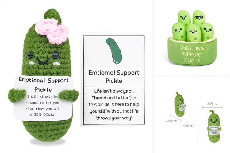 Detailed view of 10 Best Plush Pickle Gifts That Delight & Comfort