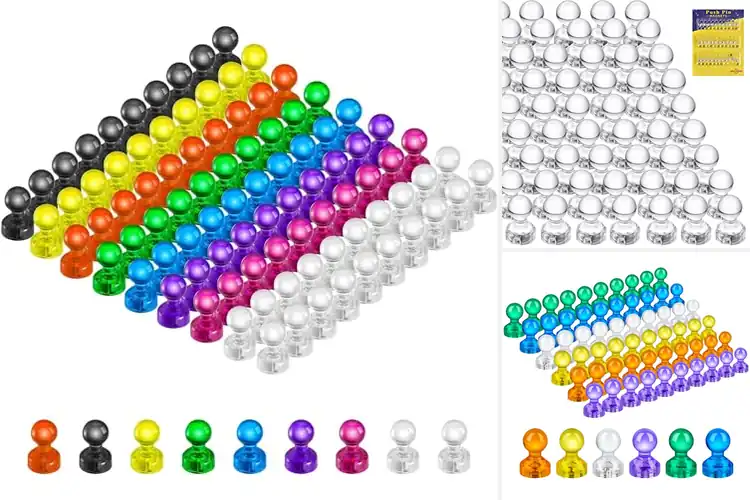 Detailed view of 10 Best Push Pin Magnets: Organize Effortlessly