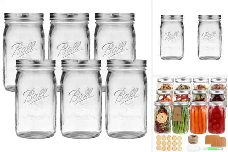 Detailed view of 10 Best Quart Mason Jars: Keep Food Fresh for Months