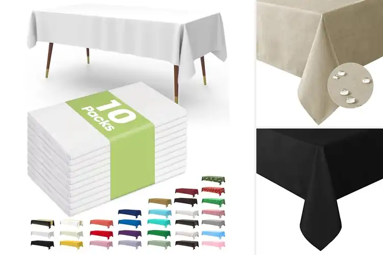 Detailed view of 10 Best Rectangle Tablecloths for Effortless Dining Cleanup