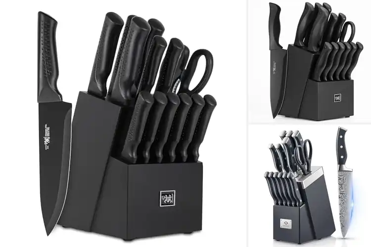 Detailed view of 10 Best Self Sharpening Knife Sets for Effortless Cooking