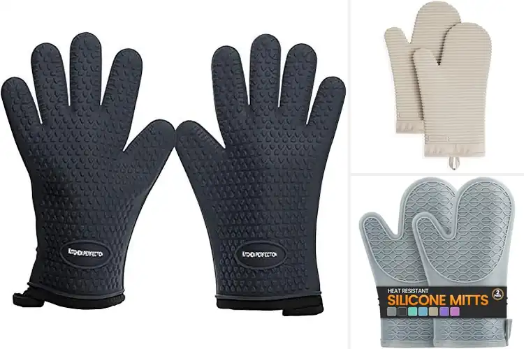 Detailed view of 10 Best Silicone Oven Mitts for Ultimate Safety & Comfort