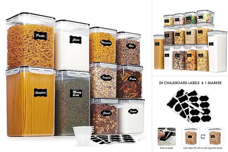 Detailed view of 10 Best Stackable Canisters: Organize & Freshen