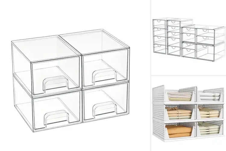 Detailed view of 10 Best Stackable Organizers: Declutter Now