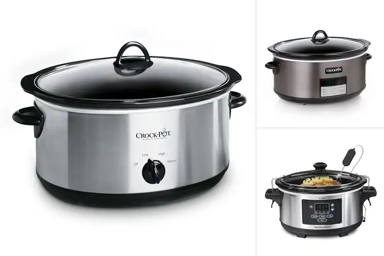 Detailed view of Best Stainless Steel Exterior Slow Cooker Design