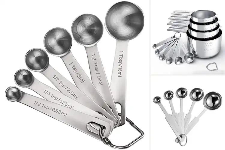 Detailed view of 10 Best Stainless Steel Measuring Spoon Sets for Perfect Cooking