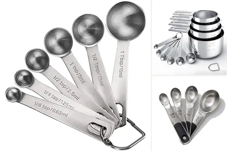 Detailed view of 10 Best Stainless Steel Measuring Spoons That Last Forever