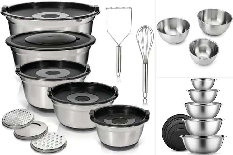 Detailed view of 10 Best Stainless Steel Mixing Bowls for Easy Cooking