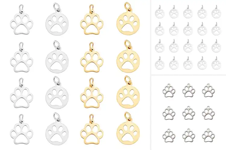 Detailed view of 10 Best Stainless Steel Pet Charms That Last Forever