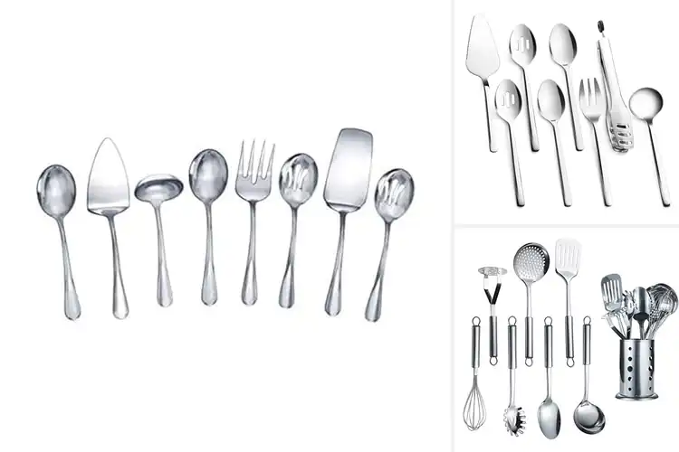 Detailed view of 10 Best Stainless Steel Serving Utensils for Quick Serving