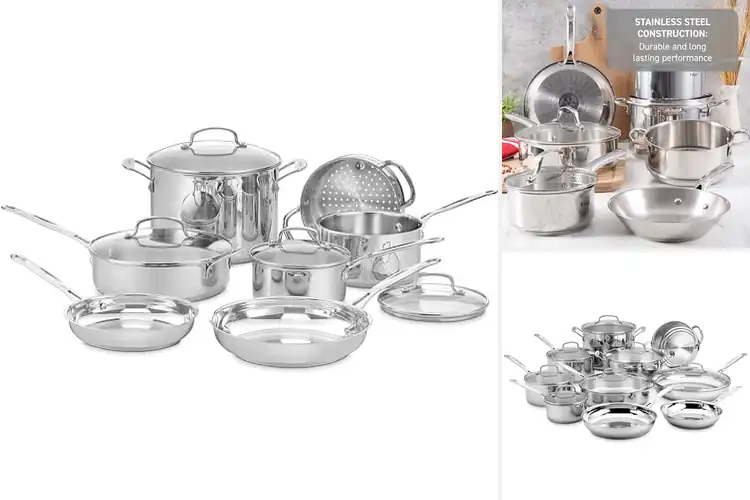 Detailed view of 10 Best Stylish Stainless Steel Cookwares: Sleek & Durable
