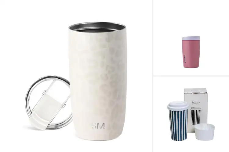 Detailed view of 10 Best Stylish Travel Cups: Stay Hot & Spill-Free