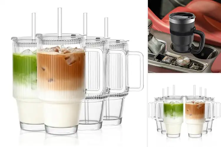 Detailed view of 10 Best Textured Handle Tumblers: No-Slip Grip