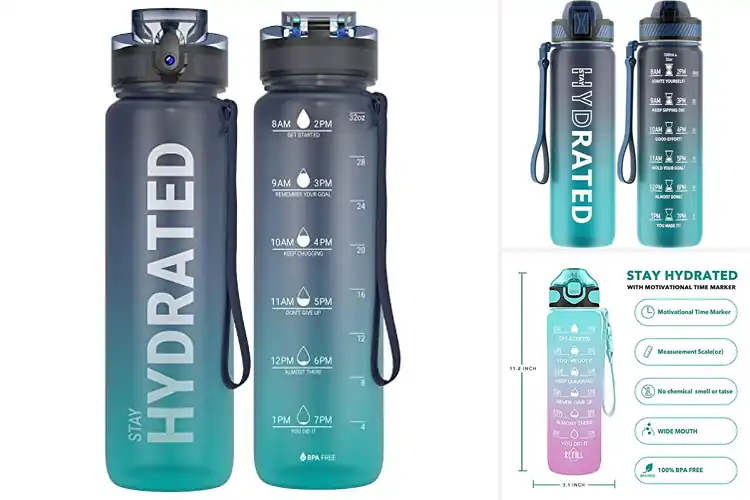 Detailed view of 10 Best Thirty-Two-Ounce Water Bottles for Ultimate Hydration