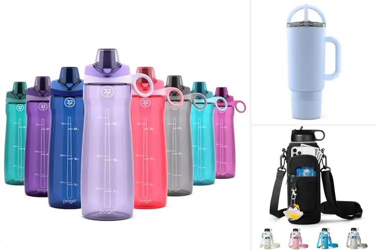 Detailed view of Best Travel Water Bottle With Carry Loop