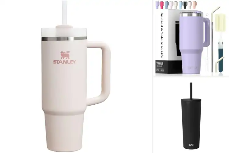Detailed view of Best Tumblers With Straw
