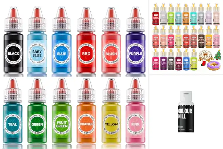 Detailed view of 10 Best Vegan Oil-Based Food Colorings for Vibrant Baking