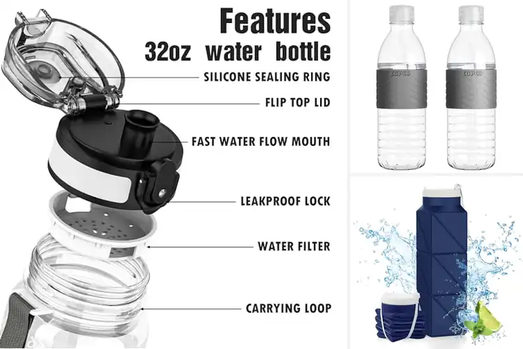 Detailed view of 10 Best Water Bottles for On-the-Go Use: Stay Hydrated
