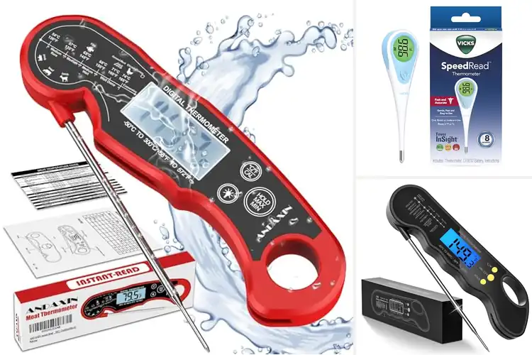 Detailed view of 10 Best Water Resistant Thermometers for Fast Accuracy