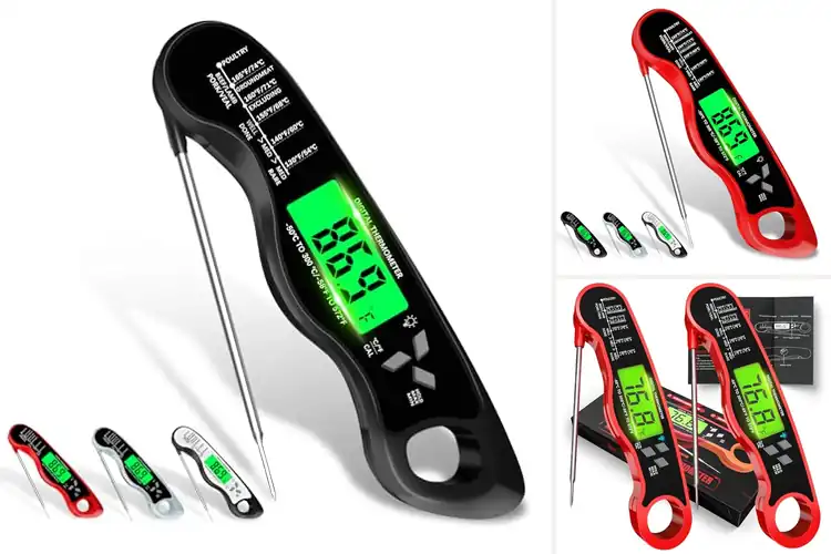 Detailed view of 10 Best Waterproof Meat Thermometers IP67 for Perfect Cooking