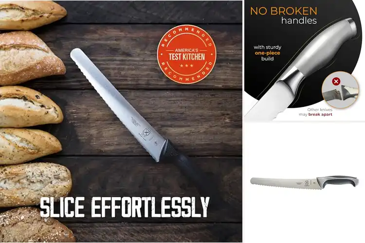 Detailed view of 10 Best Wavy Edge Bread Knives: Ultimate Guide