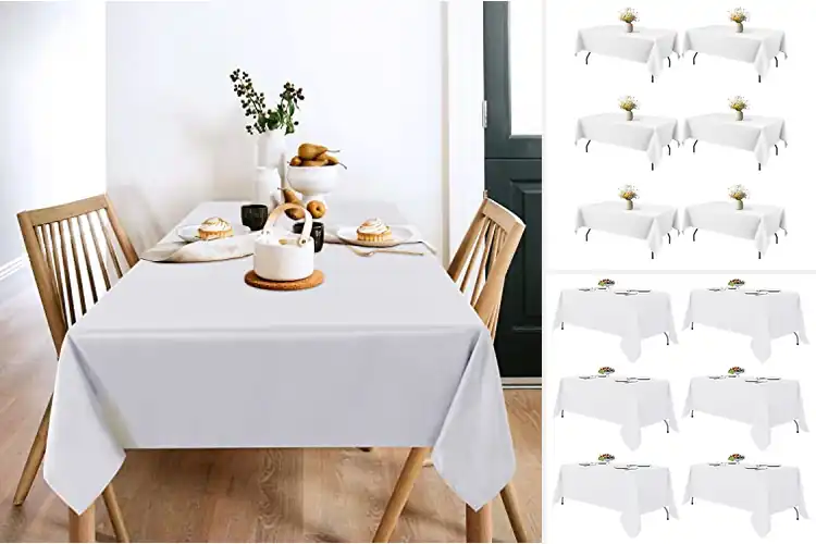 Detailed view of 10 Best White Tablecloths: Real Reviews & Buying Guide