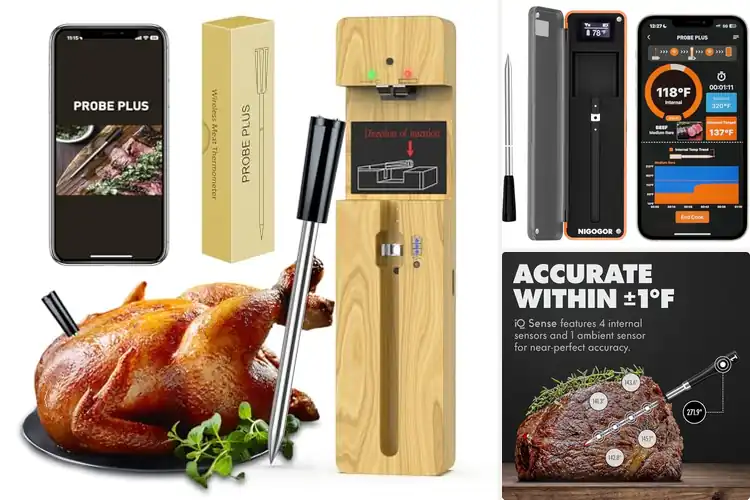 Detailed view of 10 Best Wireless Food Thermometers: Cook Perfect