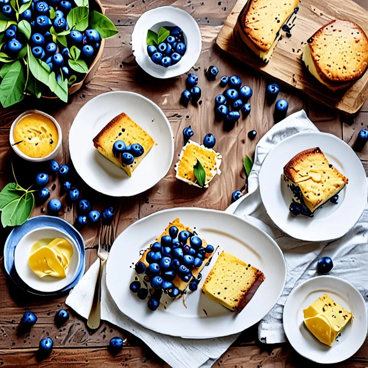 Blueberry Buttermilk Cake Photo