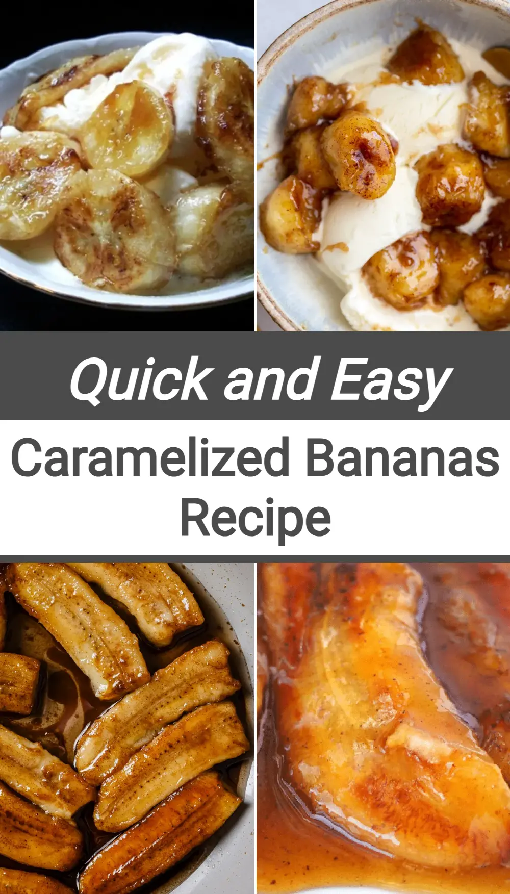 Photo of Caramelized Bananas (Easy Recipe)