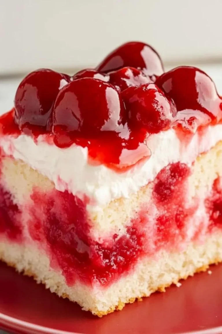 Cherry Poke Cake Photo