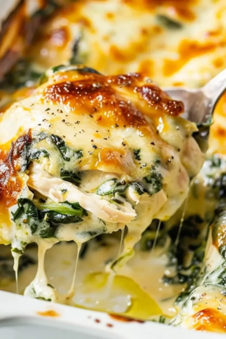Chicken and Spinach Casserole with Cream Cheese Photo