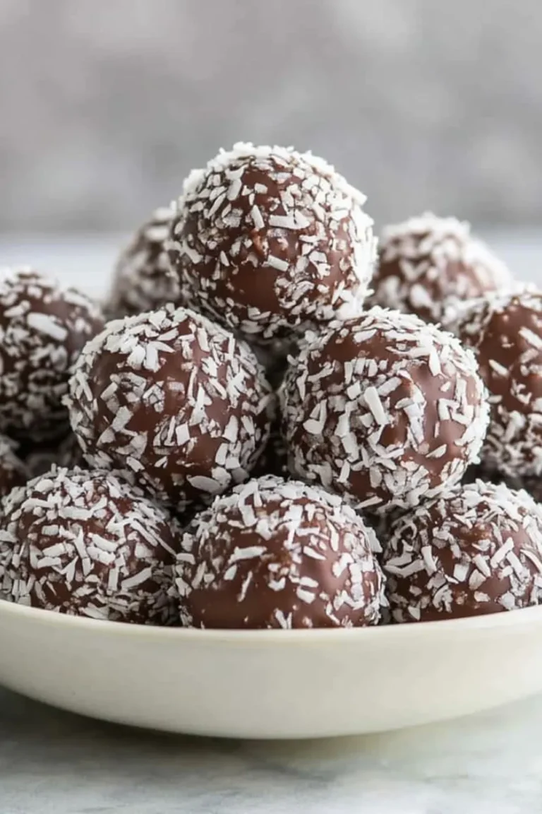 Chocolate Coconut Balls Photo