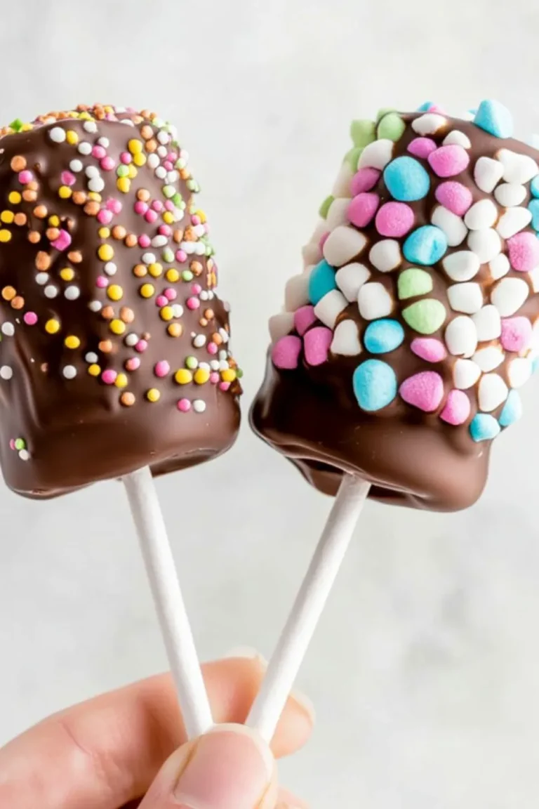 Chocolate-Covered Marshmallow Pops Photo