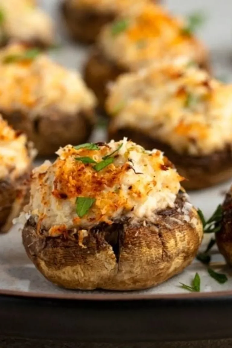 Crab Stuffed Mushrooms (Easy Recipe) Photo