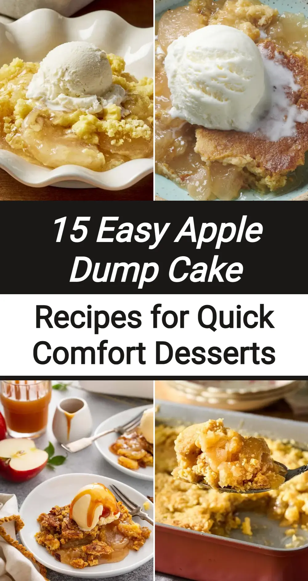 Photo of Easy Apple Dump Cake Recipe