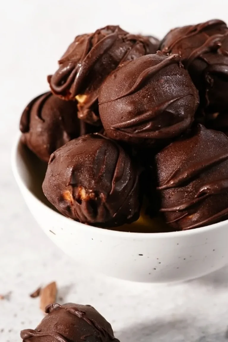 Easy Chocolate Covered Peanut Butter Balls Photo