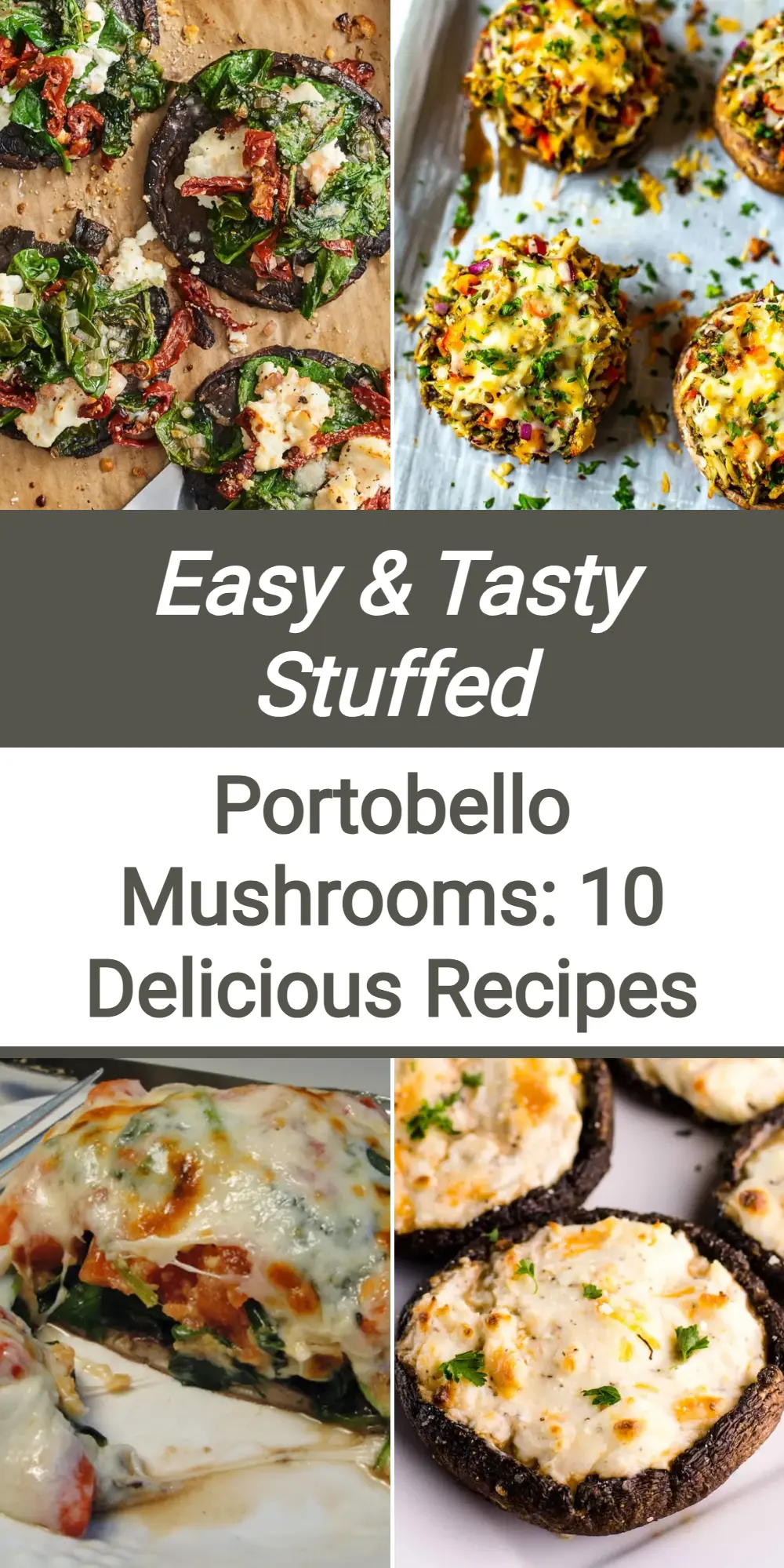 Photo of Easy Stuffed Portobello Mushrooms Recipe
