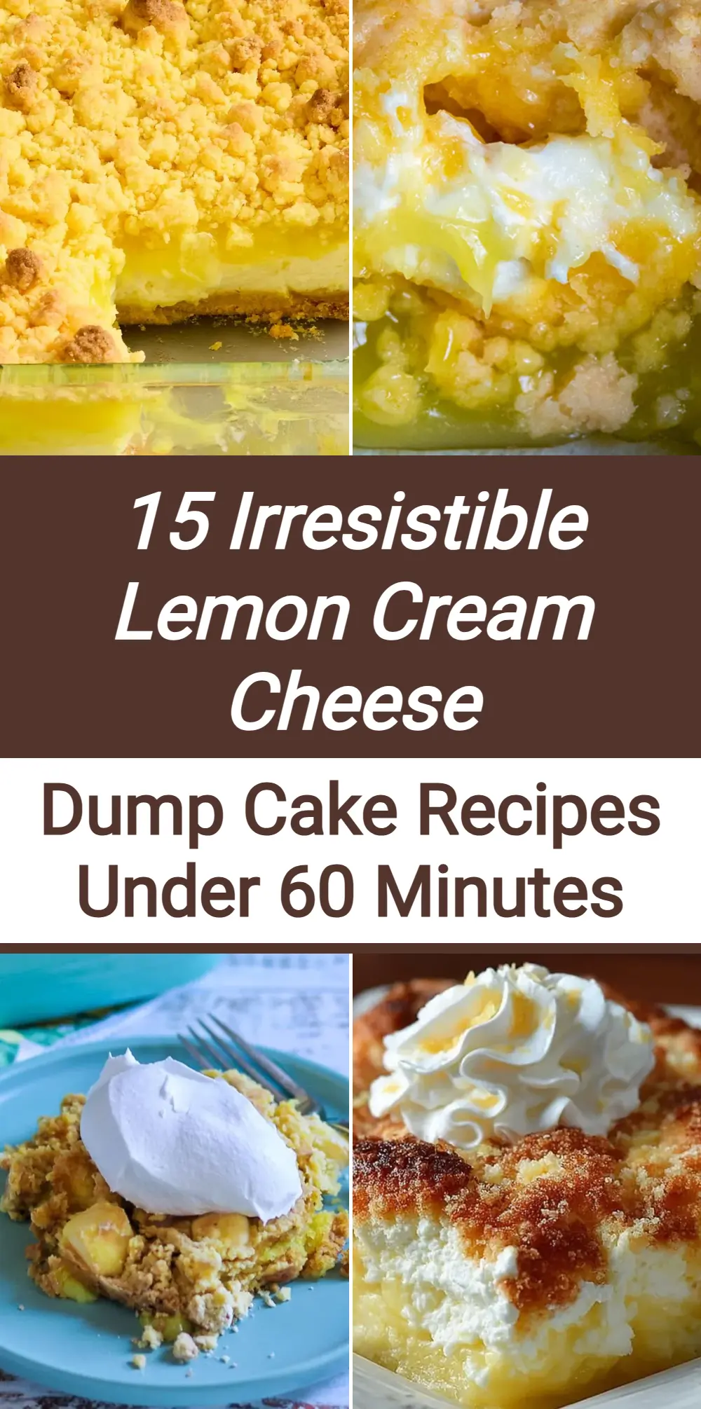 Photo of Lemon Cream Cheese Dump Cake