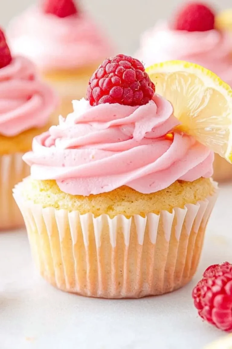 Lemon Raspberry Cupcakes Photo