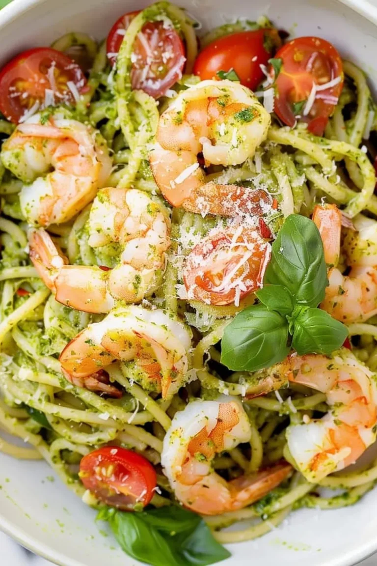Pesto Shrimp Pasta Photo