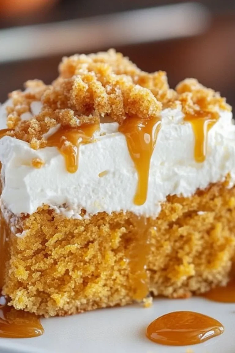 Pumpkin Spice Poke Cake Photo