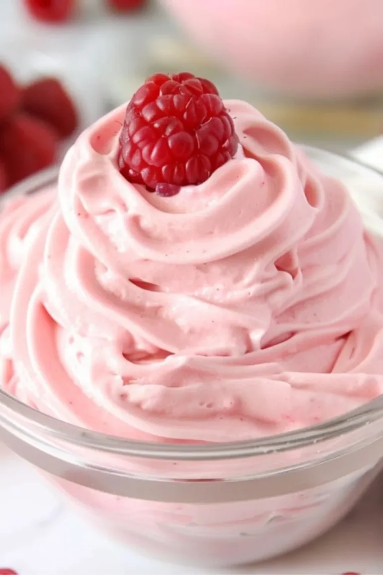 Raspberry Whipped Cream Photo