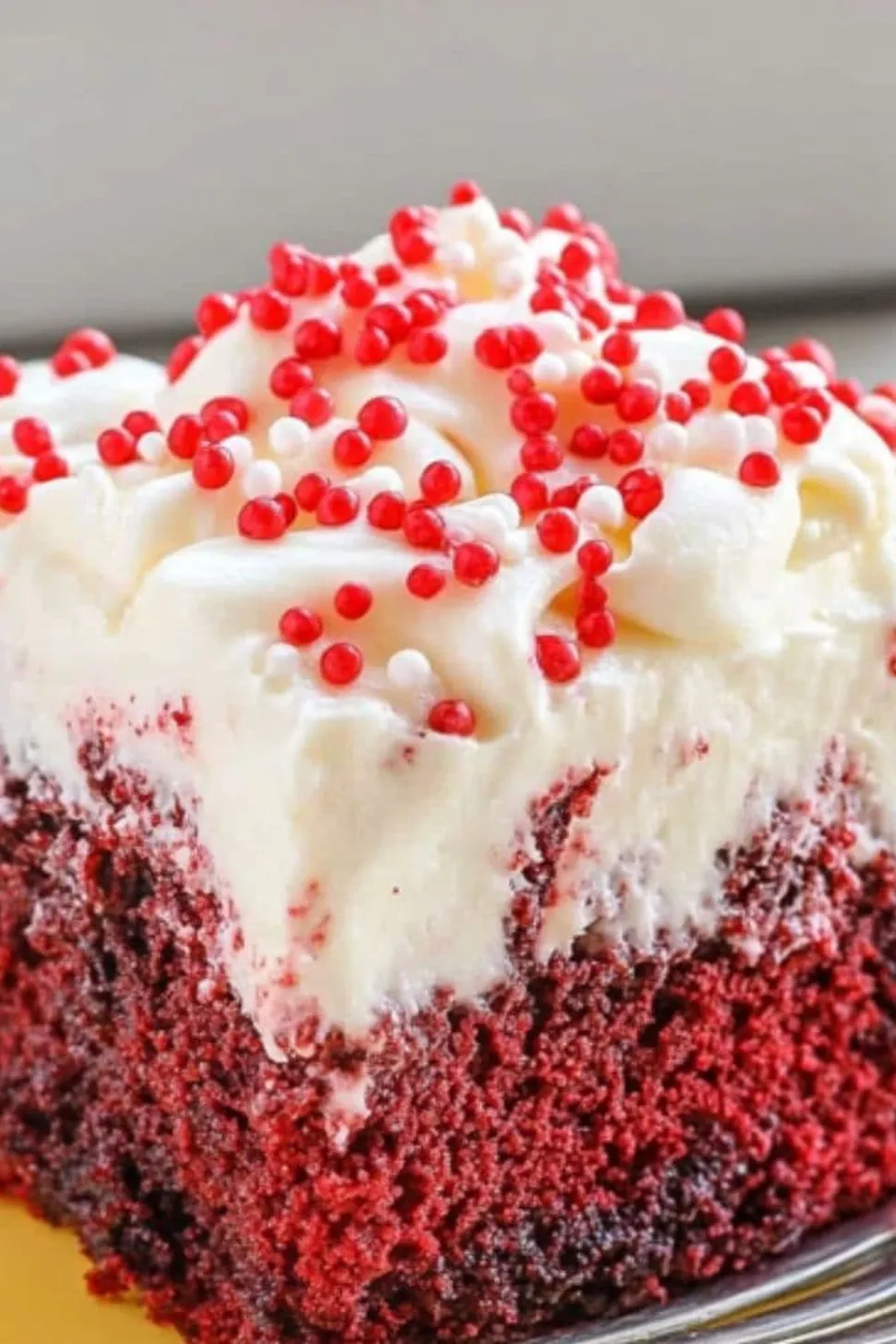 Red Velvet Poke Cake Photo