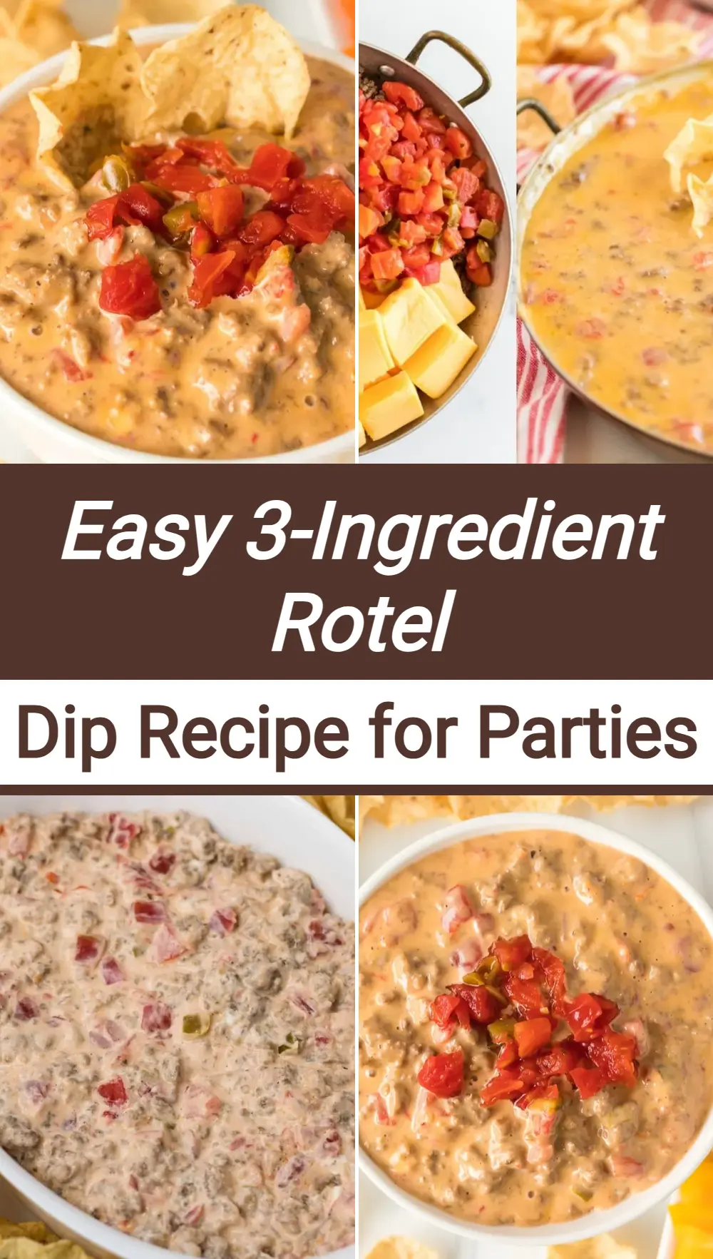 Photo of Rotel Dip Recipe (Just 3 Ingredients!)